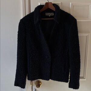 Women's Black Peruvian Link Alpaca Collection Jacket